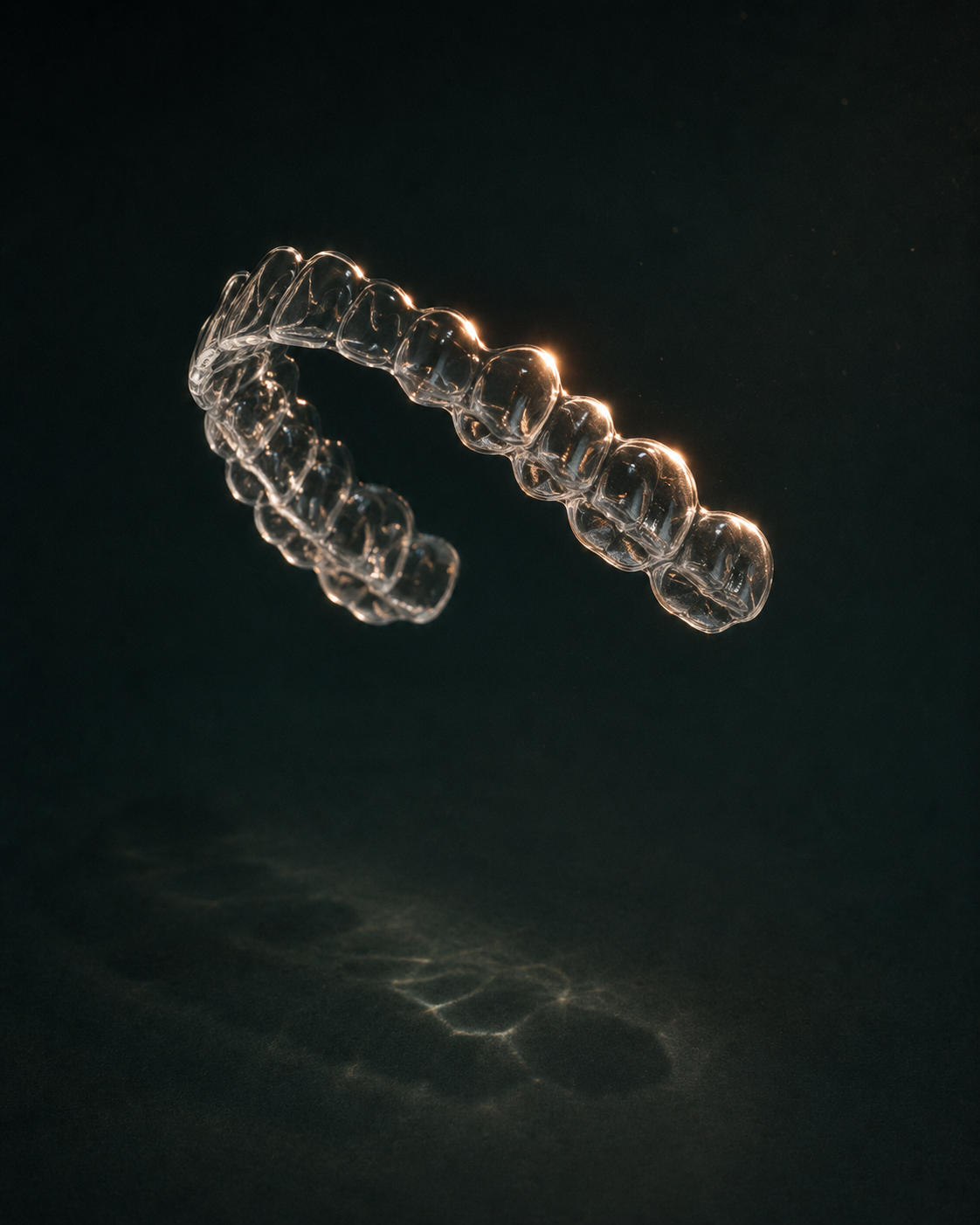 Элайнер Invisalign на 3D-модели